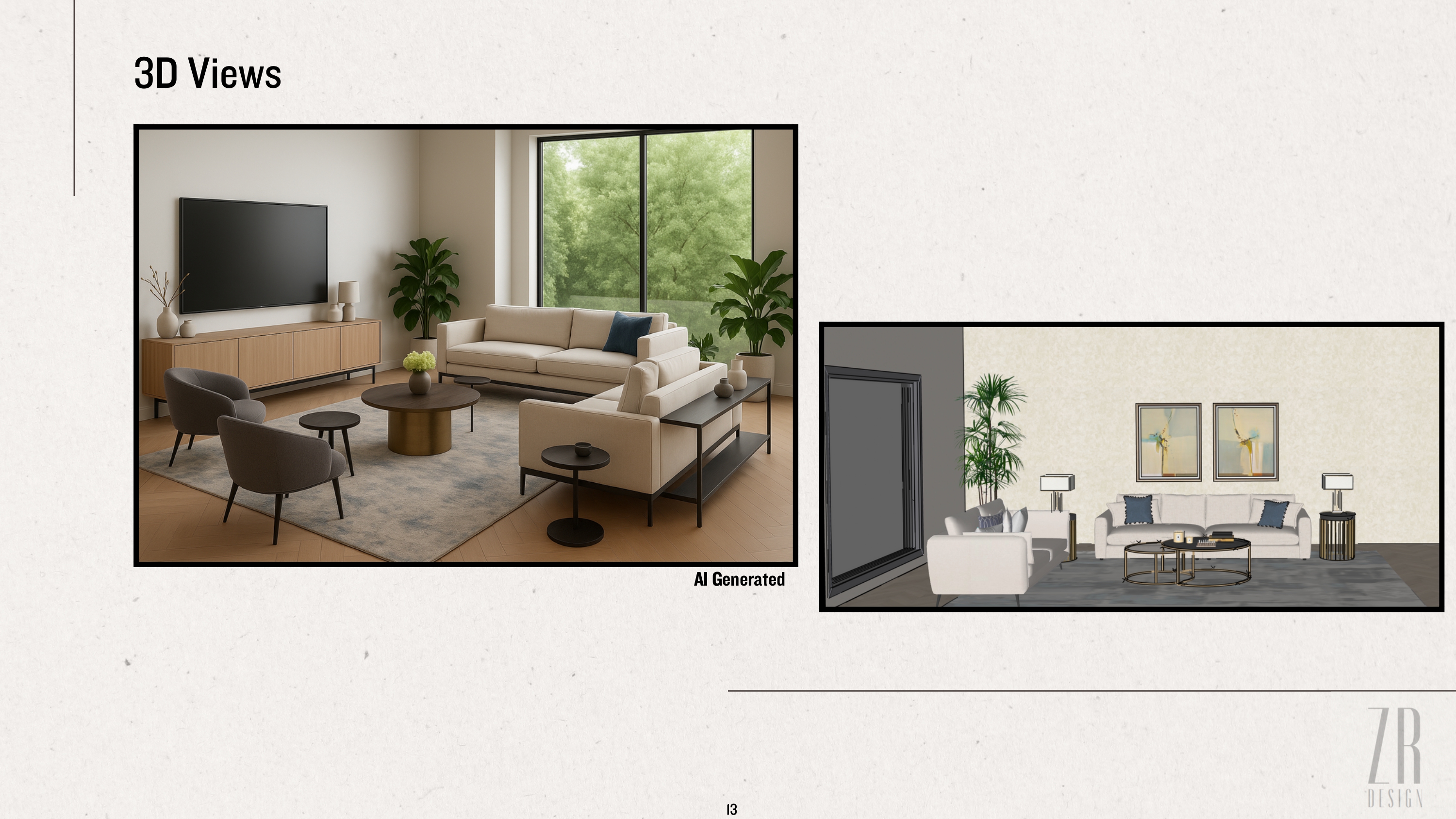 3D views 